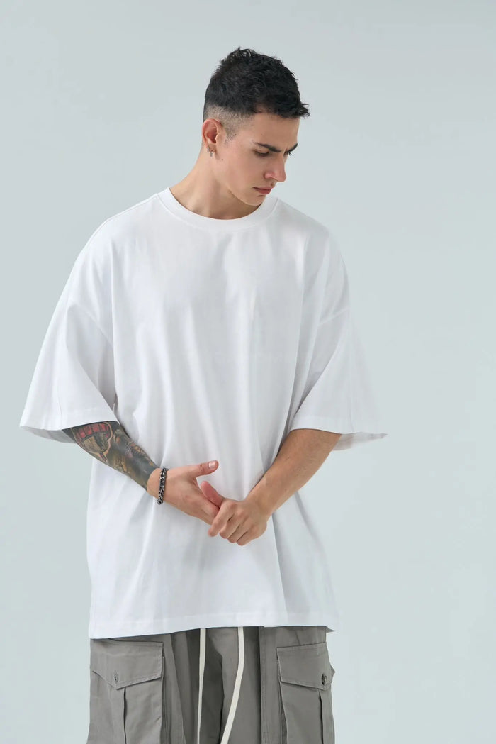 T Shirt Duca Homme Uomo | Maxi Oversize | Bianco Duca Homme