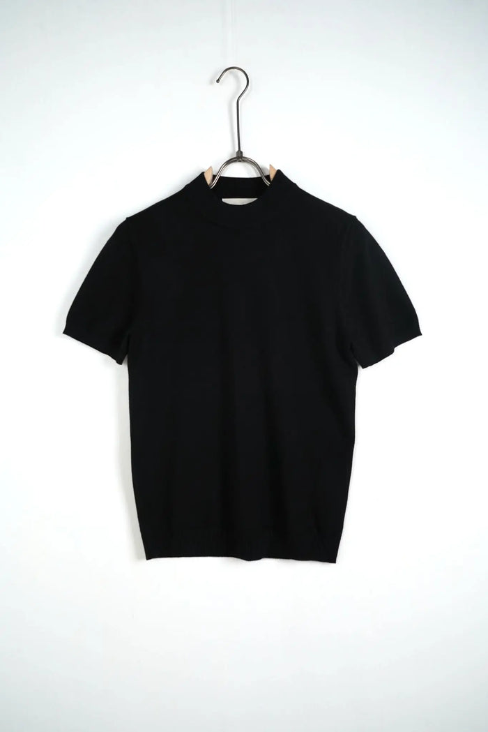 T Shirt Duca Homme Uomo | Maglia Elegante | Collo Medio | Nero Duca Homme