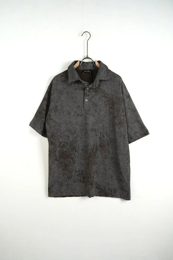 Polo Duca Homme Uomo | Oversize | Effetto Lavato | Grigio Antracite Duca Homme