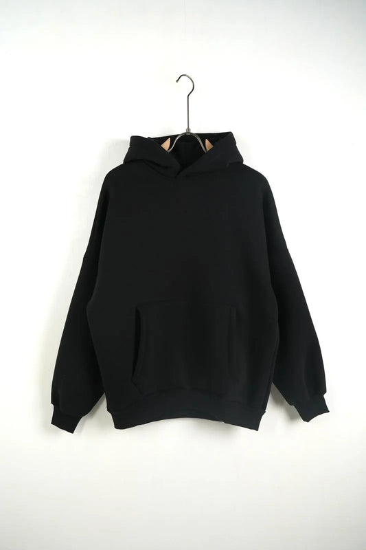 Felpa Duca Homme Uomo | Oversize con Cappuccio | Nero Duca Homme