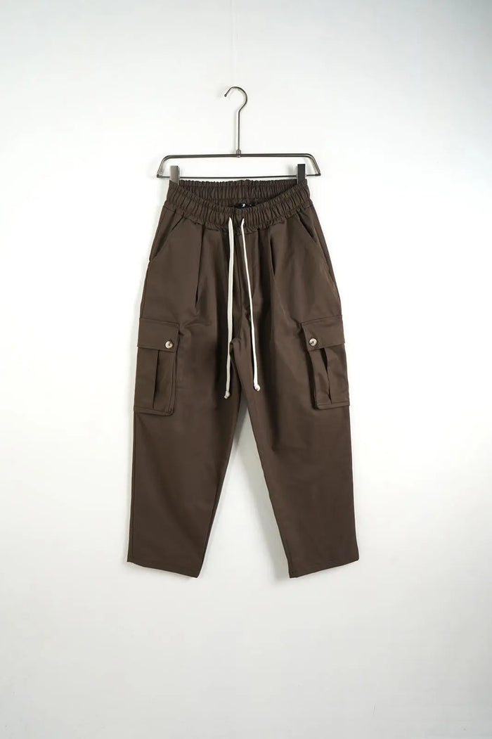 Pantalone Cargo Duca Homme Uomo | Tasche Laterali | Marrone Duca Homme