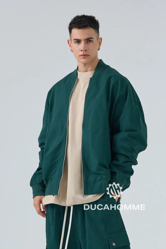 Pantaloni Duca Homme Uomo | Modello Over con Zip | Verde Gucci Duca Homme