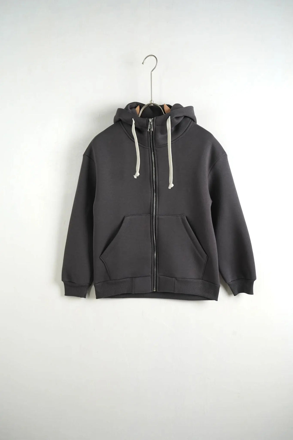 Felpa Duca Homme Bambino | Cappuccio con Zip | Grigio Antracite Duca Homme