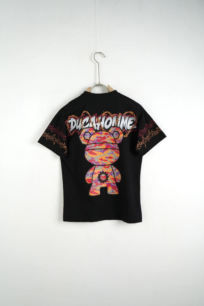 T Shirt Duca Homme Bambino Stampa Teddy Duca Homme