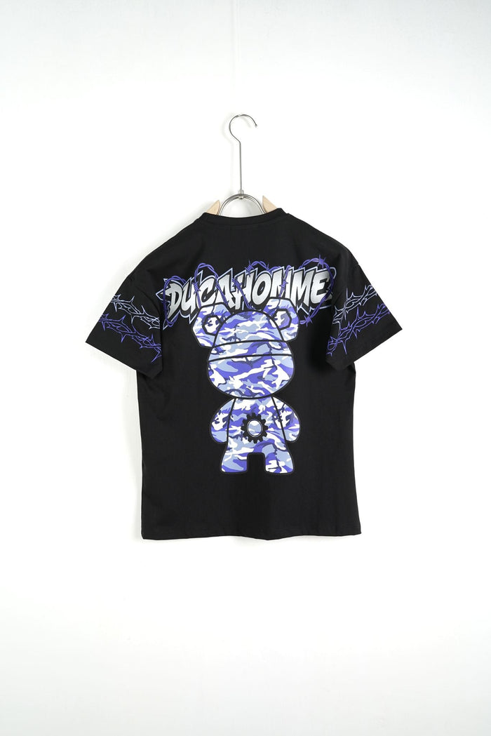 T Shirt Duca Homme Bambino Stampa Teddy Duca Homme