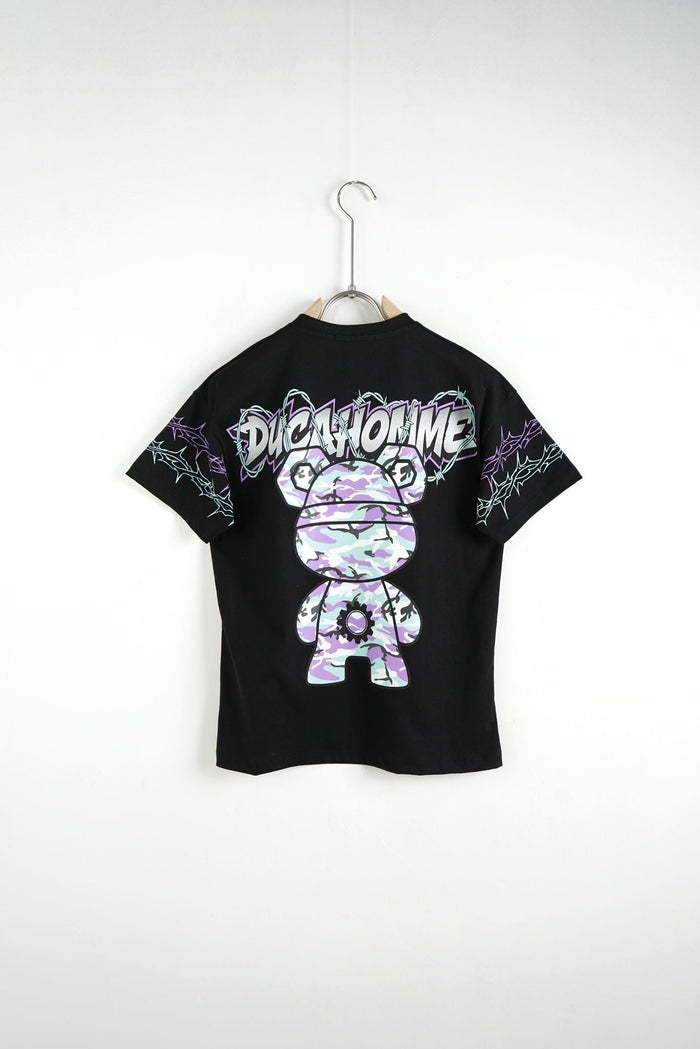 T Shirt Duca Homme Bambino Stampa Teddy Duca Homme