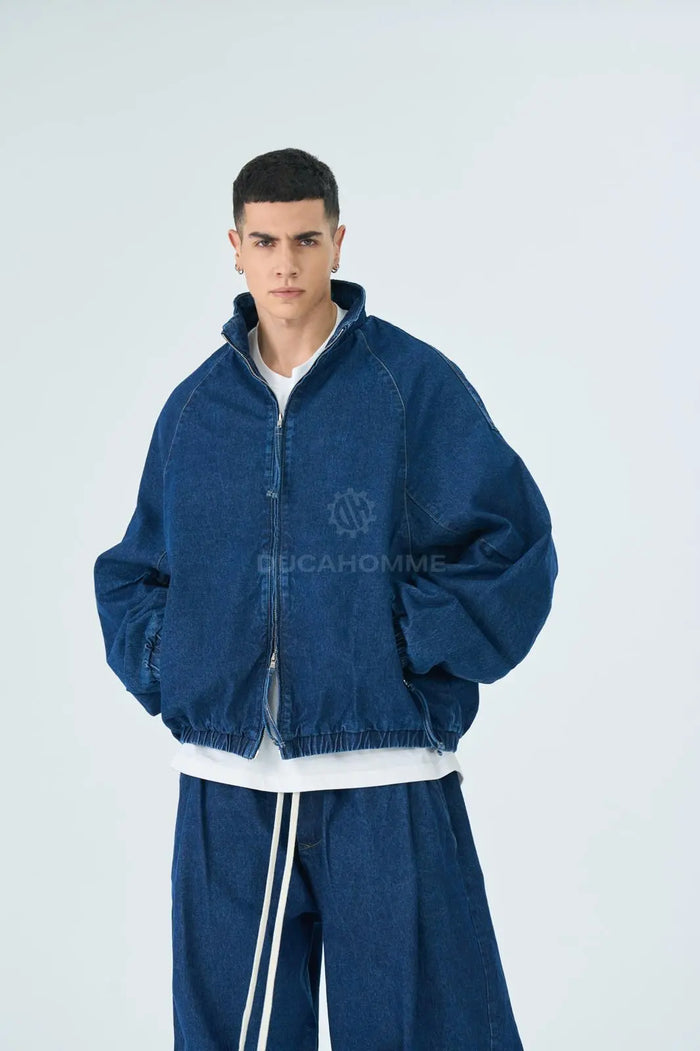 Bomber Duca Homme Denim Blu