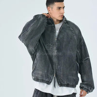 Bomber Duca Homme Denim Grigio