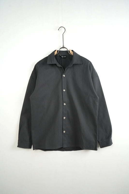 Camicia Duca Homme Uomo | Oversize | Cotone Liscio | Piombo Duca Homme