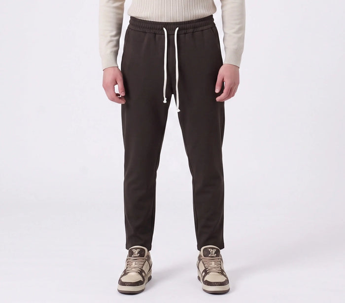 Duca Homme Pantalone Slim Fit marrone uomo - pantalone aderente slim fit Made in Italy | Hype Outlet