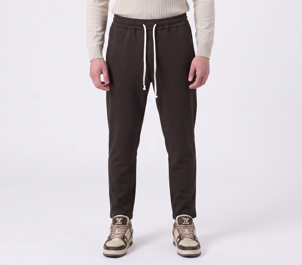 Duca Homme Pantalone Slim Fit marrone uomo - pantalone aderente slim fit Made in Italy | Hype Outlet