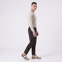 Duca Homme abbigliamento uomo: pantalone slim fit marrone, taglie e vestibilità - foto 4