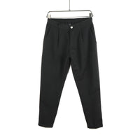 Pantalone Slim Fit Strutturato Duca Homme nero per uomo, pantalone aderente, 78% poliestere, 18% viscosa elasticizzato