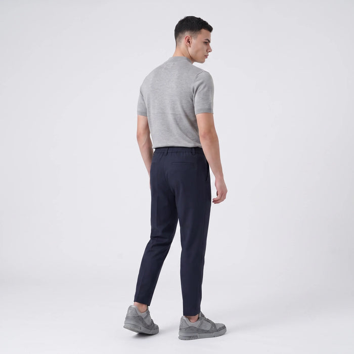 Duca Homme uomo pantalone aderente blu slim fit streetwear Made in Italy - foto 3