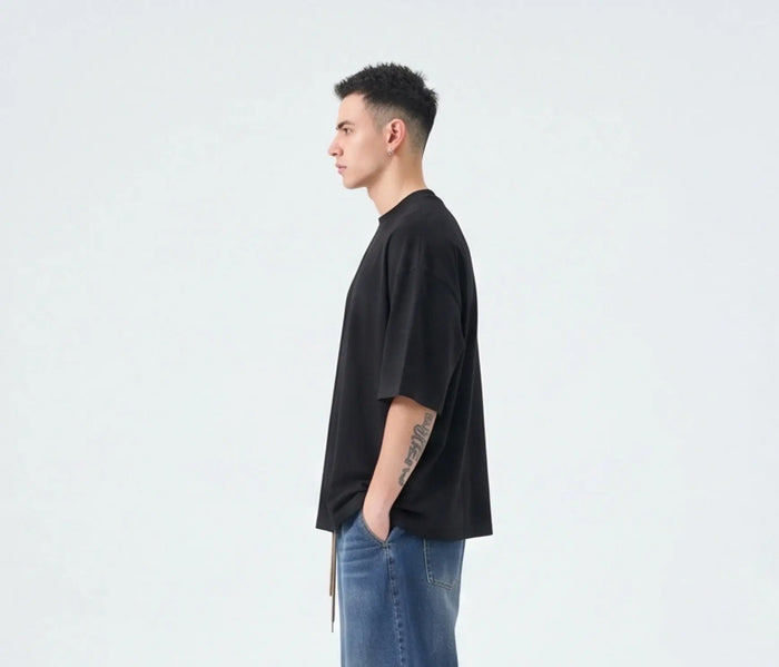 Duca Homme uomo maglietta nero slim streetwear Made in Italy - foto 3
