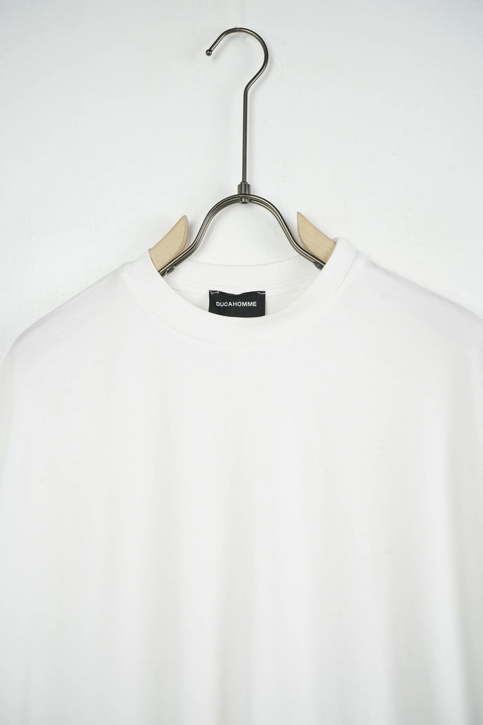 T-shirt Duca Homme bianco per uomo, maglietta, 64% viscosa, 31% nylon elasticizzato