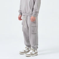 Duca Homme Pantalone Cargo Oversize Grigio campus | Uomo