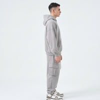 Duca Homme Pantalone Cargo Oversize Grigio campus | Uomo
