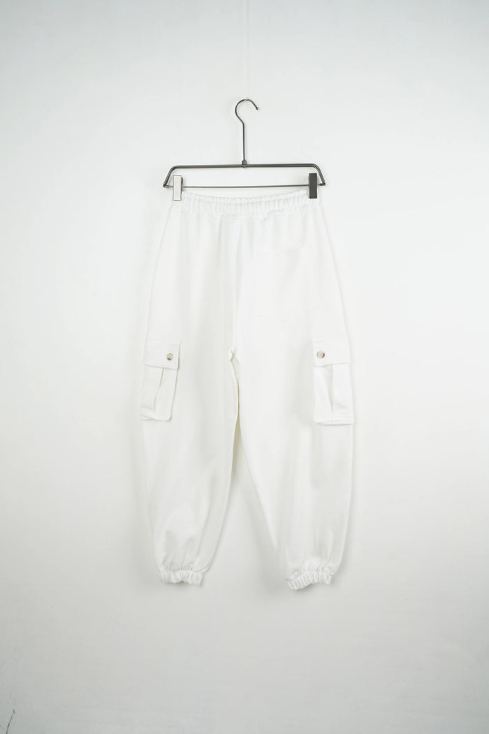 Duca Homme pantalone cargo oversize bianco online outlet, spedizione 2-4 giorni Klarna - foto 5