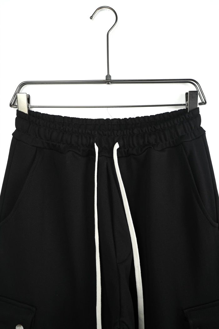 Pantalone Cargo Oversize Duca Homme nero per uomo, cargo largo, 100% cotone