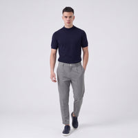 Duca Homme abbigliamento uomo: t-shirt girocollo in maglia blu, taglie e vestibilità - foto 4