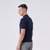 Duca Homme t-shirt girocollo in maglia blu online outlet, spedizione 2-4 giorni Klarna - foto 5