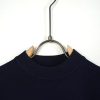 T-shirt Girocollo in Maglia Duca Homme blu per uomo, maglia leggera manica corta, 70% viscosa, 30% poliestere