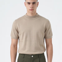 Duca Homme abbigliamento uomo: t-shirt girocollo in maglia albicocca, taglie e vestibilità - foto 4