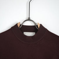T-shirt Girocollo in Maglia Duca Homme marrone caffè per uomo, maglia leggera manica corta, 70% viscosa, 30% poliestere