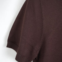 Duca Homme uomo maglia leggera manica corta marrone caffè slim fit streetwear collezione 2026 - foto 3