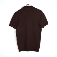 Duca Homme abbigliamento uomo: t-shirt girocollo in maglia marrone caffè, taglie e vestibilità - foto 4