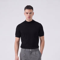 Duca Homme t-shirt girocollo in maglia nero online outlet, spedizione 2-4 giorni Klarna - foto 5