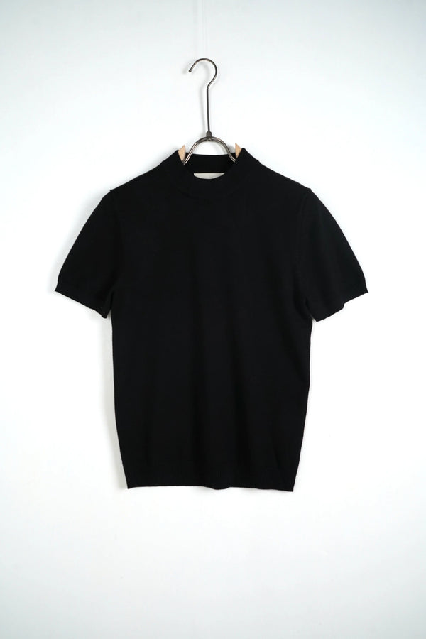 Duca Homme T-shirt Girocollo in Maglia Nero | Uomo