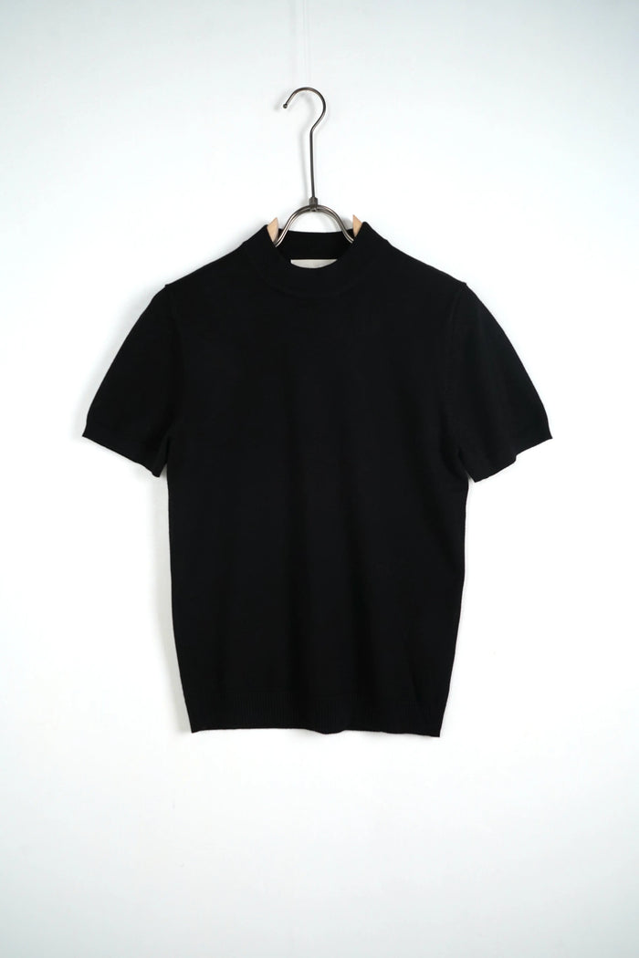 Duca Homme T-shirt Girocollo in Maglia nero uomo - maglia leggera manica corta slim fit collezione 2026 | Hype Outlet