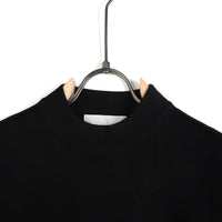T-shirt Girocollo in Maglia Duca Homme nero per uomo, maglia leggera manica corta, 70% viscosa, 30% poliestere