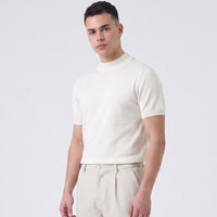 Duca Homme t-shirt girocollo in maglia bianco riso online outlet, spedizione 2-4 giorni Klarna - foto 5