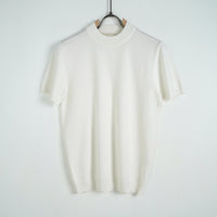 Duca Homme T-shirt Girocollo in Maglia bianco riso uomo - maglia leggera manica corta slim fit collezione 2026 | Hype Outlet