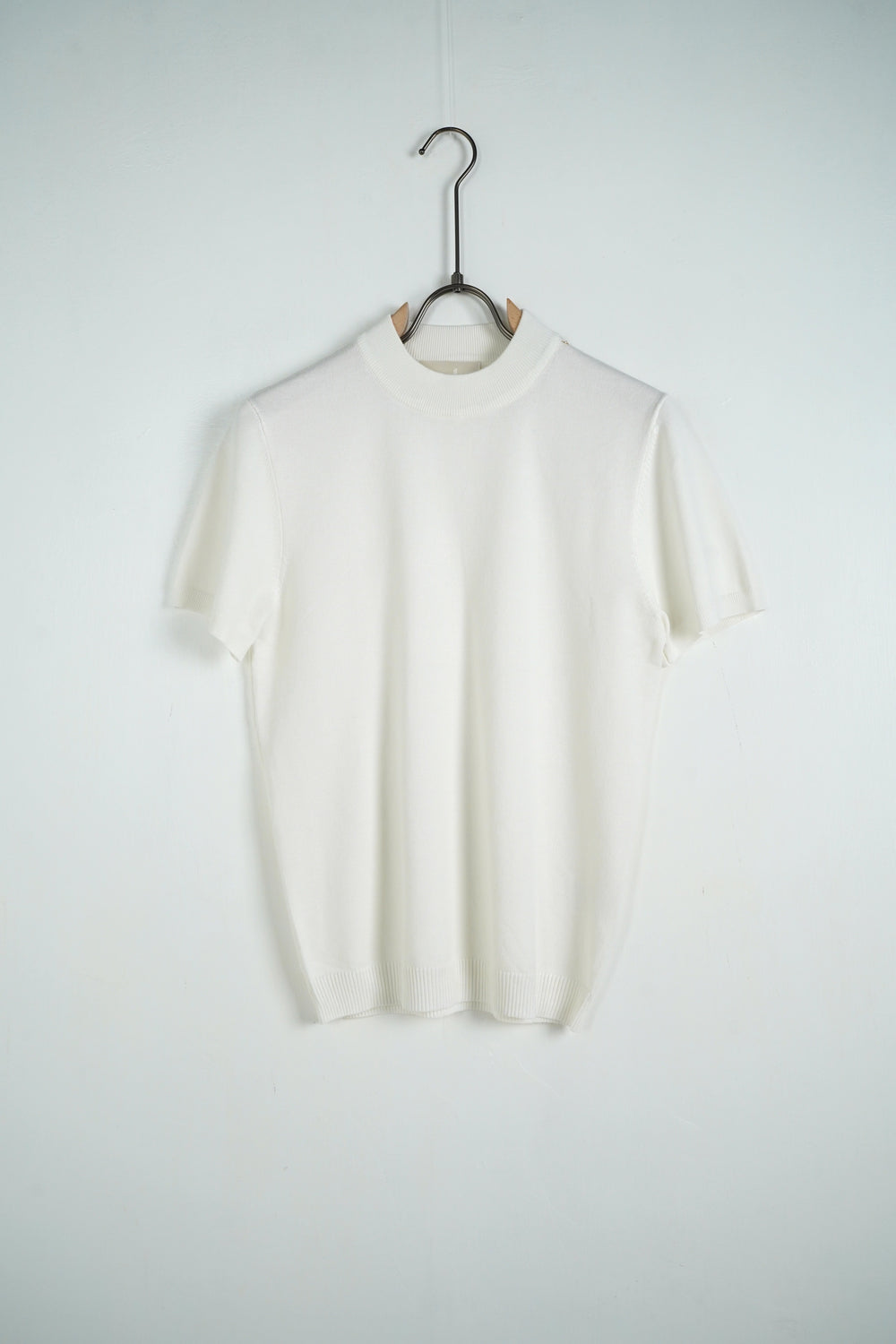 Duca Homme T-shirt Girocollo in Maglia bianco riso uomo - maglia leggera manica corta slim fit collezione 2026 | Hype Outlet