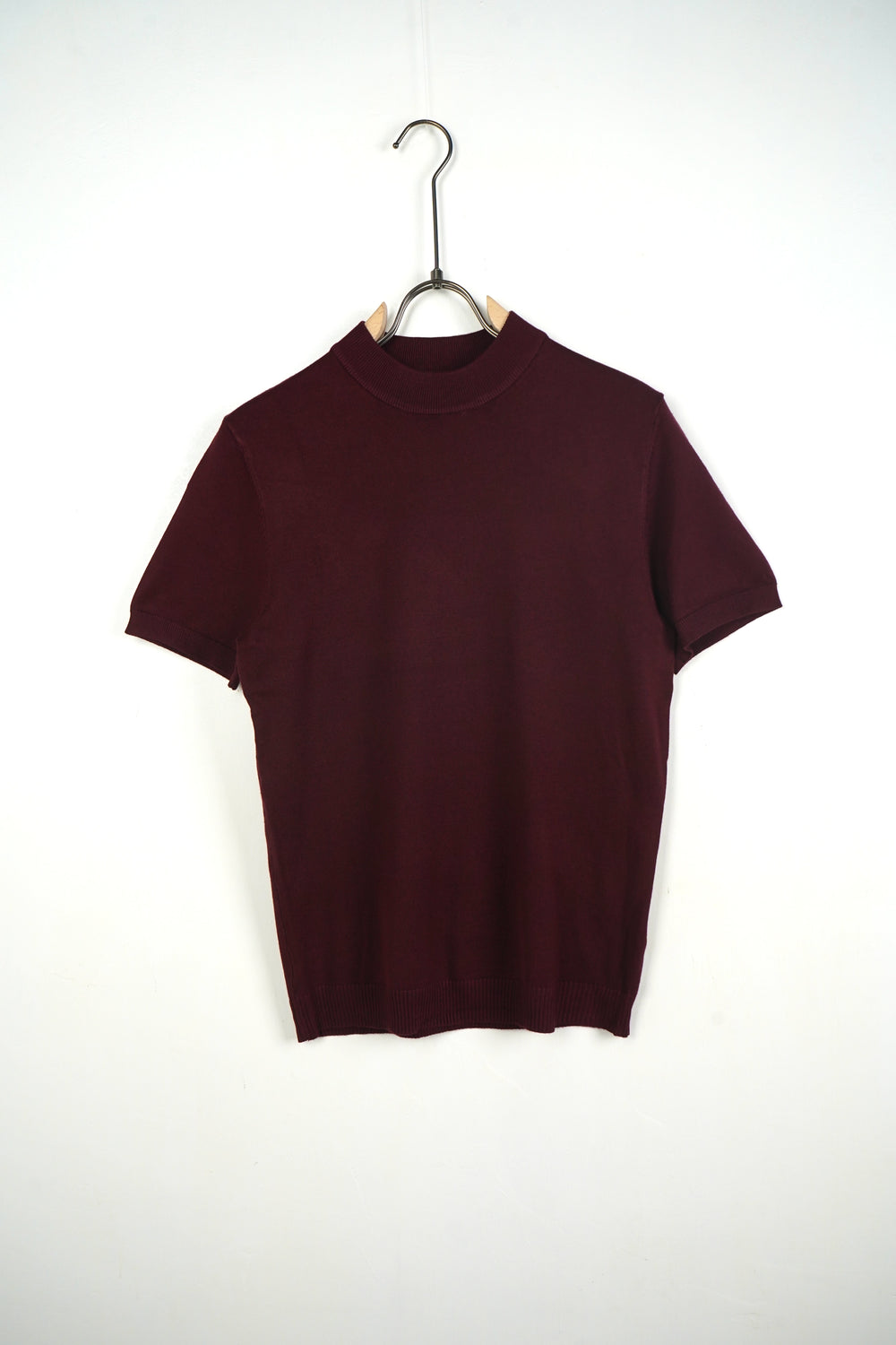 Duca Homme T-shirt Girocollo in Maglia bordeaux uomo - maglia leggera manica corta slim fit collezione 2026 | Hype Outlet