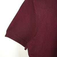 Duca Homme uomo maglia leggera manica corta bordeaux slim fit streetwear collezione 2026 - foto 3
