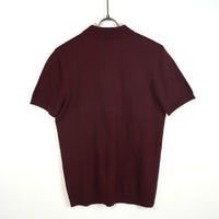 Duca Homme abbigliamento uomo: t-shirt girocollo in maglia bordeaux, taglie e vestibilità - foto 4