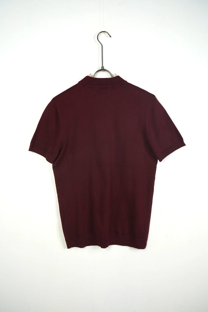 Duca Homme abbigliamento uomo: t-shirt girocollo in maglia bordeaux, taglie e vestibilità - foto 4