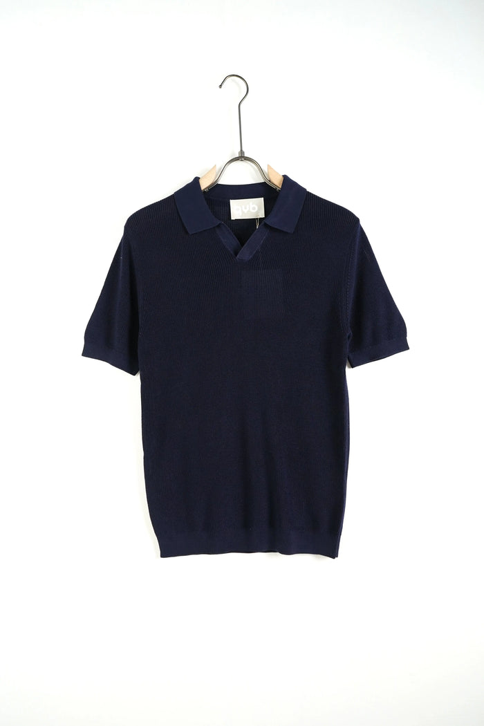 Duca Homme Polo in Maglia blu uomo - polo in filo slim fit collezione 2026 | Hype Outlet
