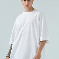 Duca Homme T-shirt Oversize bianco uomo - maglietta larga e lunga oversize collezione 2026 | Hype Outlet