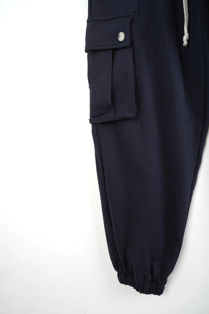 Duca Homme abbigliamento uomo: pantalone cargo oversize blu, taglie e vestibilità - foto 4