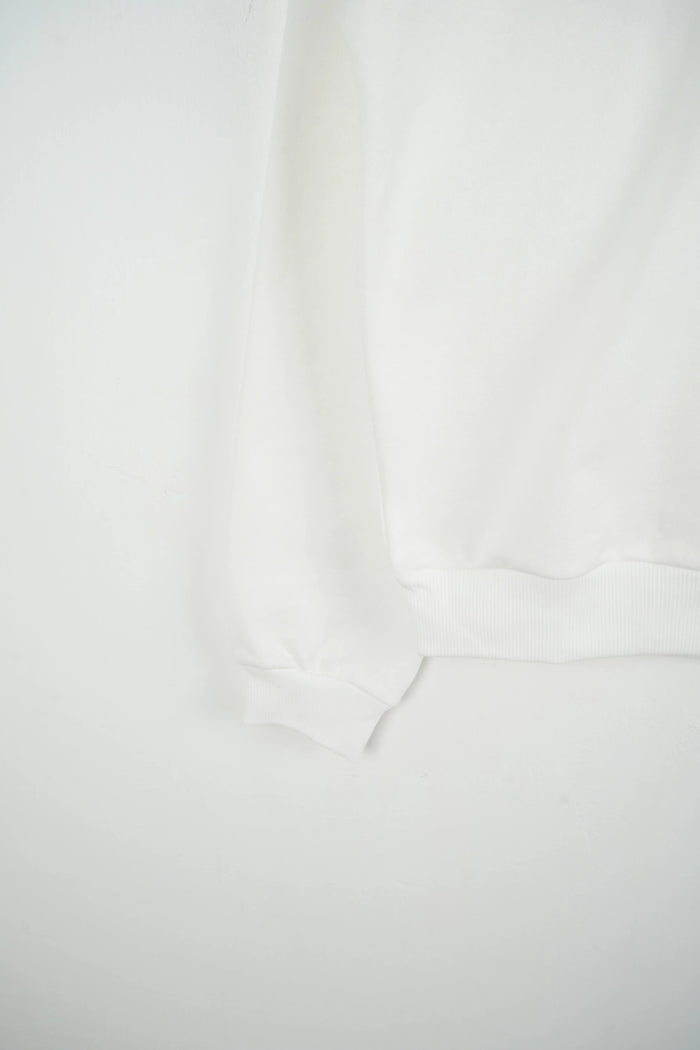 Duca Homme uomo felpa squadrata bianco boxy fit streetwear Made in Italy - foto 3