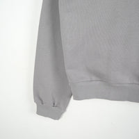 Duca Homme uomo felpa squadrata grigio campus boxy fit streetwear Made in Italy - foto 3
