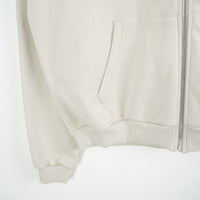 Duca Homme uomo hoodie con zip beige streetwear Made in Italy - foto 3