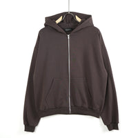 Duca Homme Felpa con Cappuccio e Zip marrone uomo - hoodie con zip Made in Italy | Hype Outlet