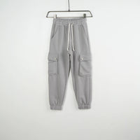Duca Homme abbigliamento bambino 10-16 anni: completo felpa e pantalone cargo grigio campus, taglie e vestibilità - foto 4